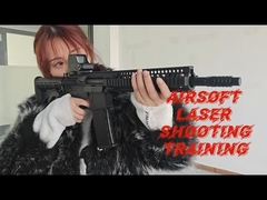 Лазерный патрон Airsoft Rifle Газовые вибрации Музыкальный лазер Сухого огня тренировка Лазерная стрельба Симуляция