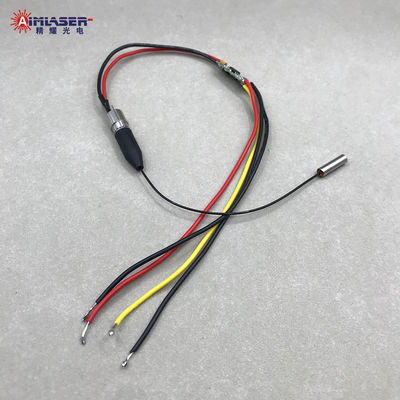 405nm 30mW 3μm Single Mode Fiber Coupled Laser Diode Module with PCB Driver and Collimator